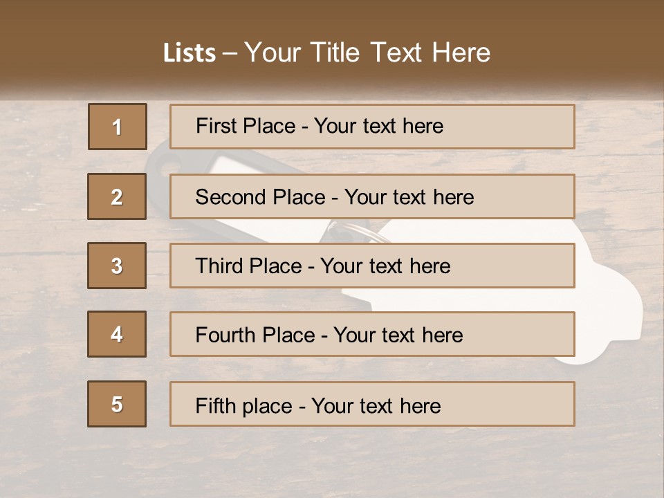 Car Keys PowerPoint Template