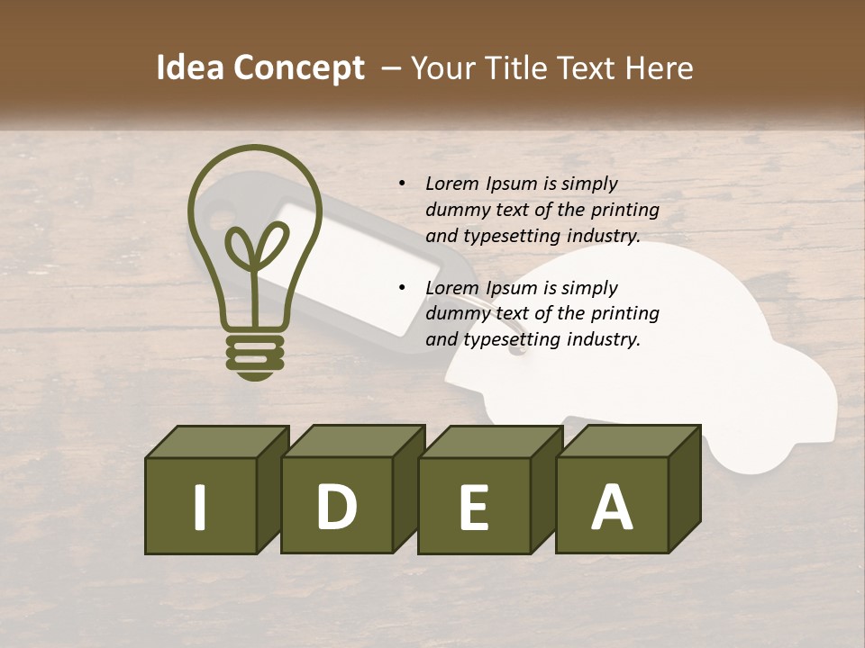 Car Keys PowerPoint Template