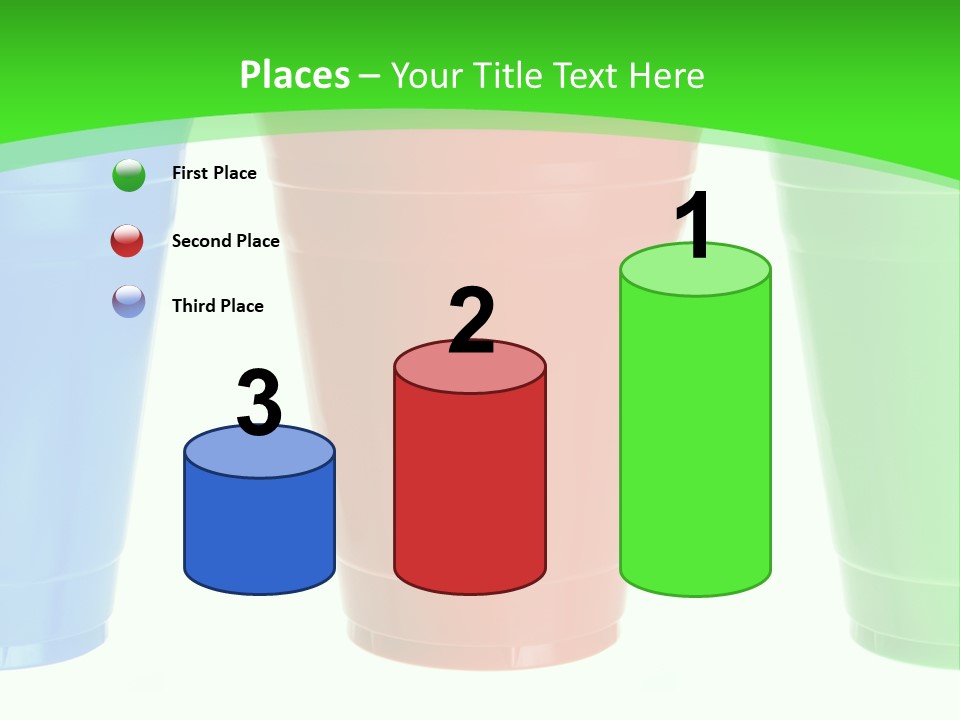 Plastic Cups PowerPoint Template