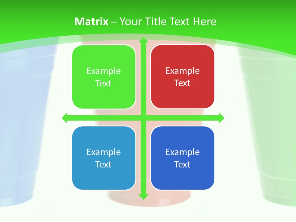 Plastic Cups PowerPoint Template
