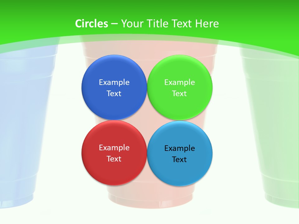 Plastic Cups PowerPoint Template