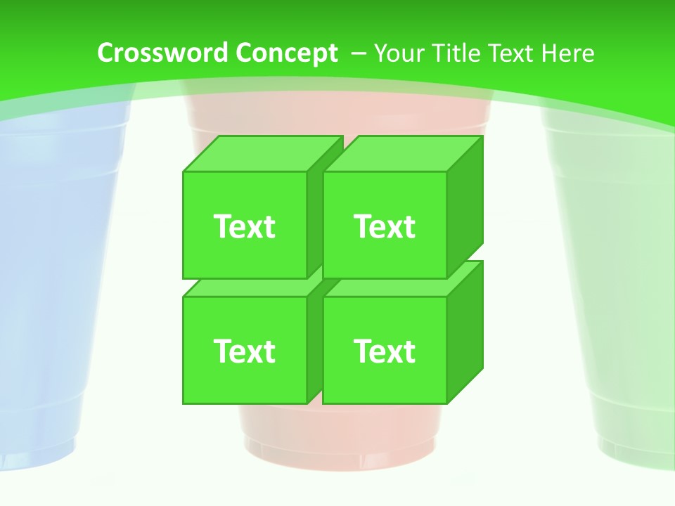 Plastic Cups PowerPoint Template