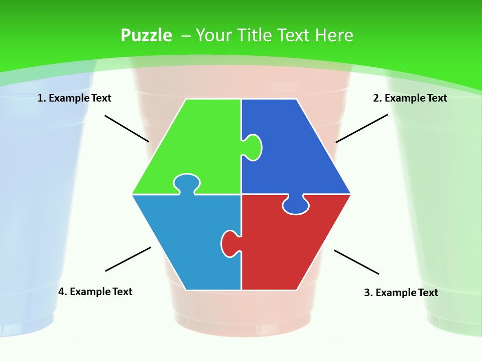 Plastic Cups PowerPoint Template