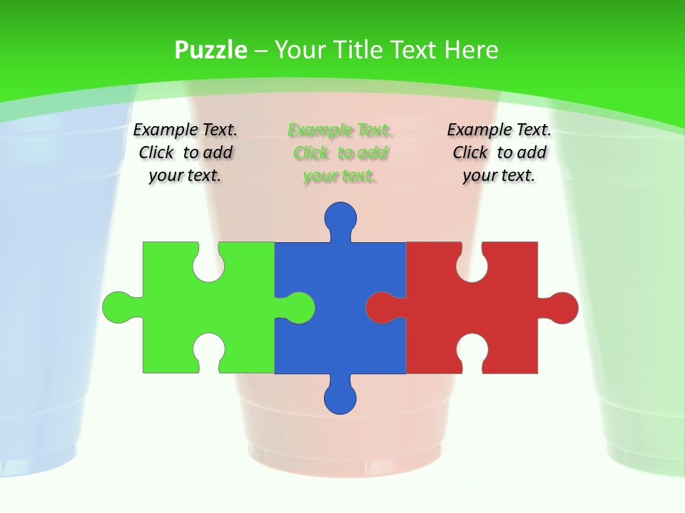 Plastic Cups PowerPoint Template