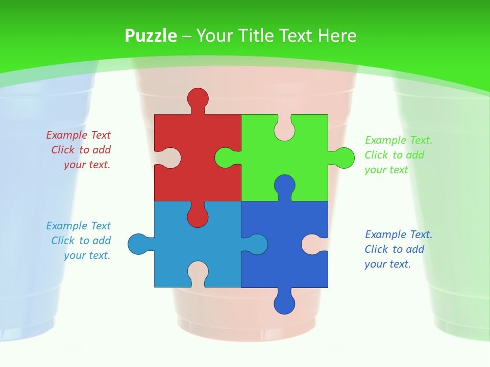 Plastic Cups PowerPoint Template