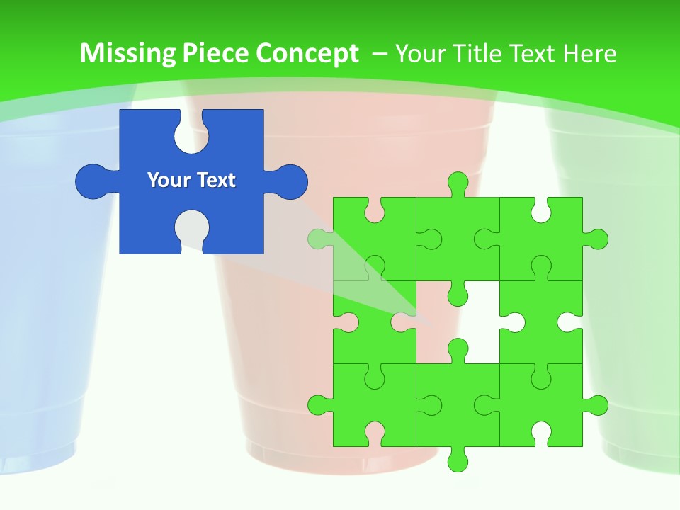 Plastic Cups PowerPoint Template