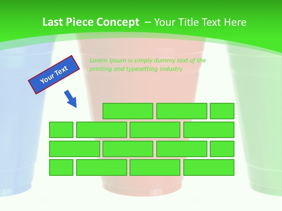Plastic Cups PowerPoint Template