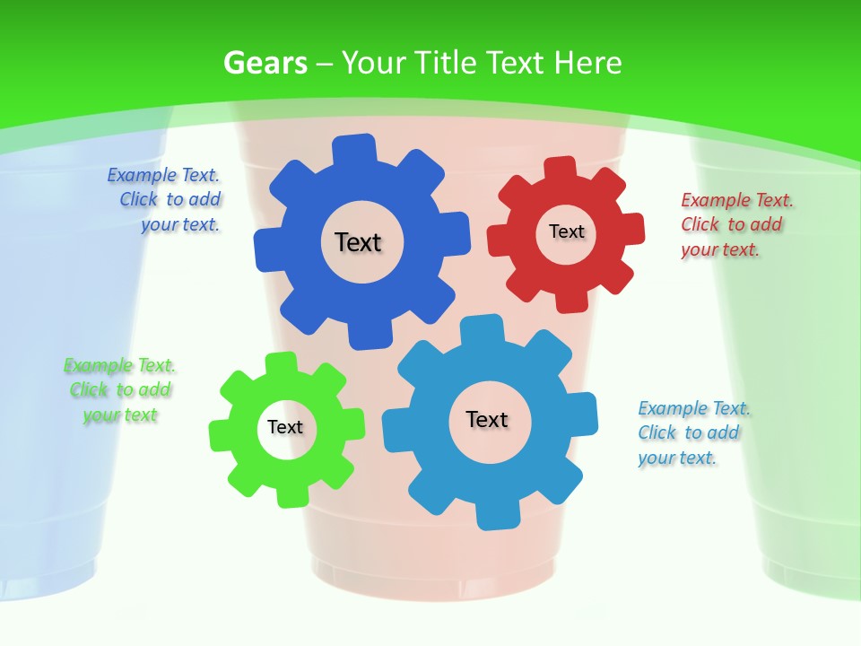 Plastic Cups PowerPoint Template