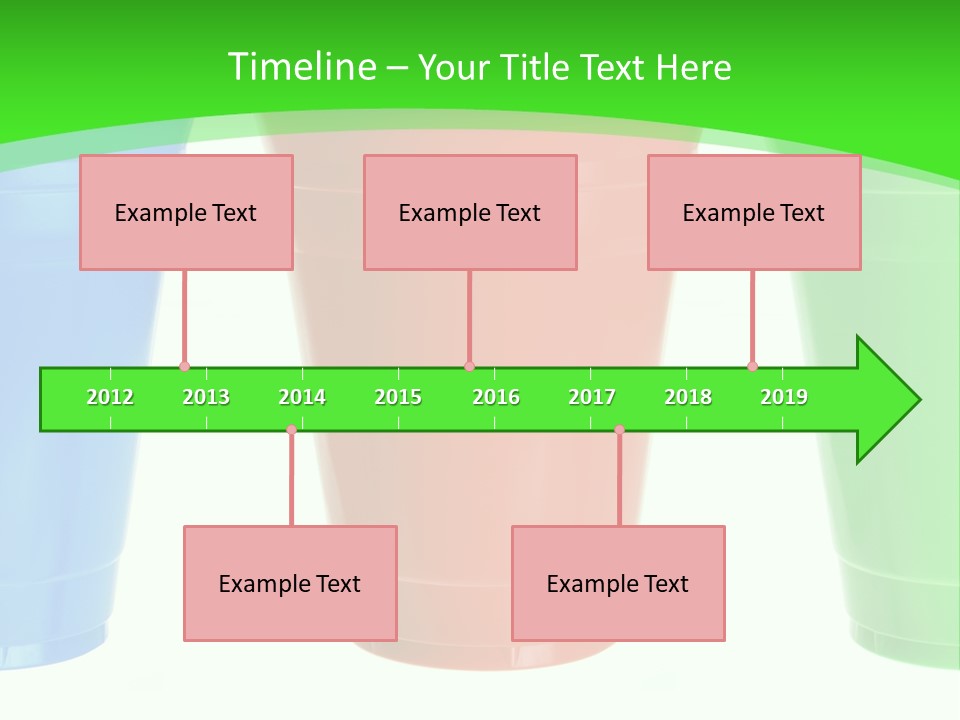 Plastic Cups PowerPoint Template