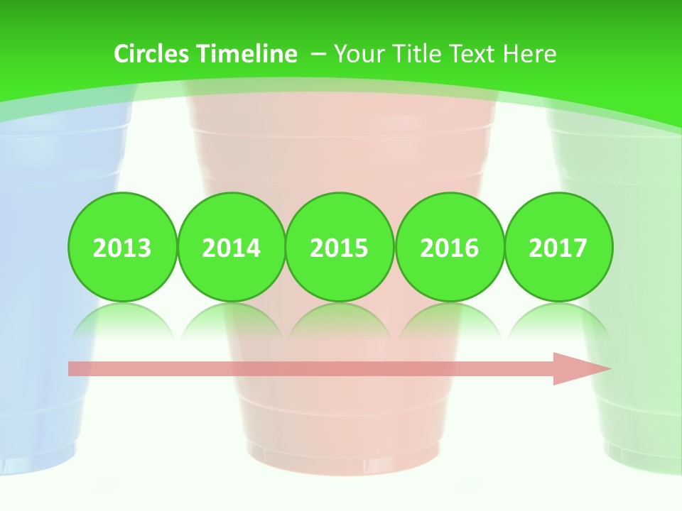 Plastic Cups PowerPoint Template
