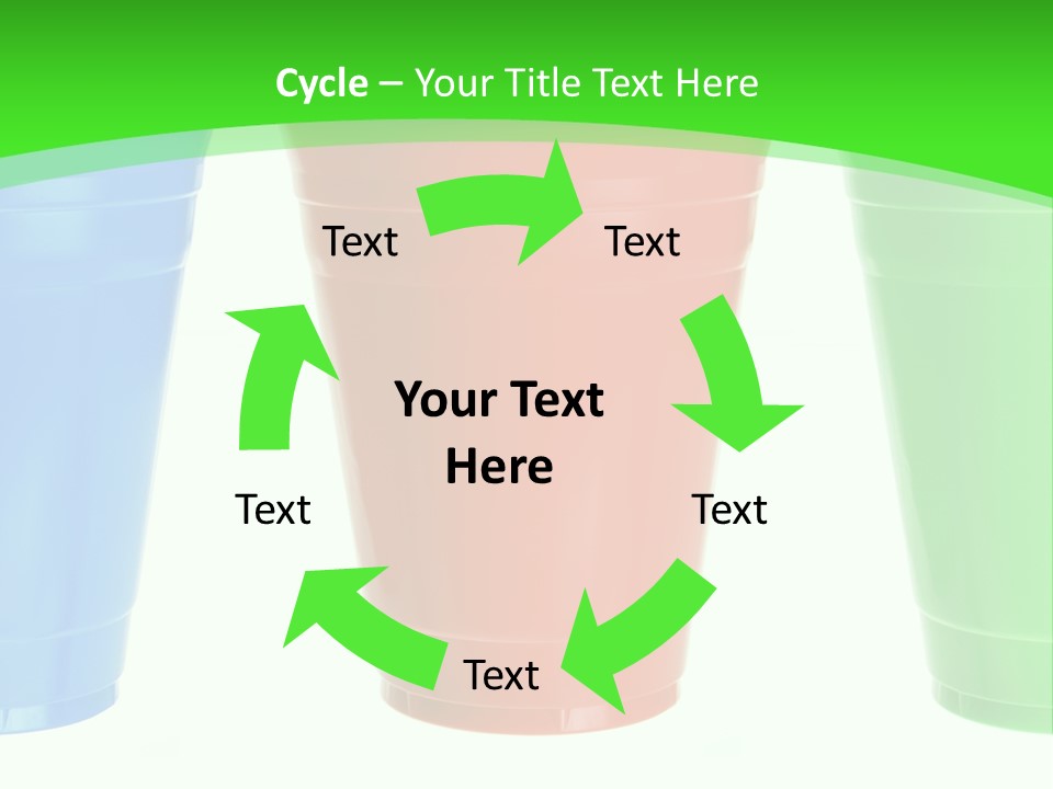 Plastic Cups PowerPoint Template