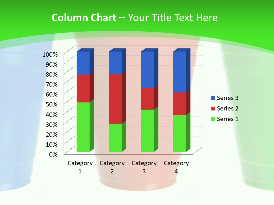 Plastic Cups PowerPoint Template