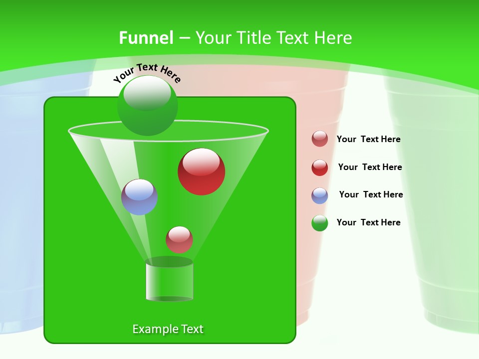 Plastic Cups PowerPoint Template