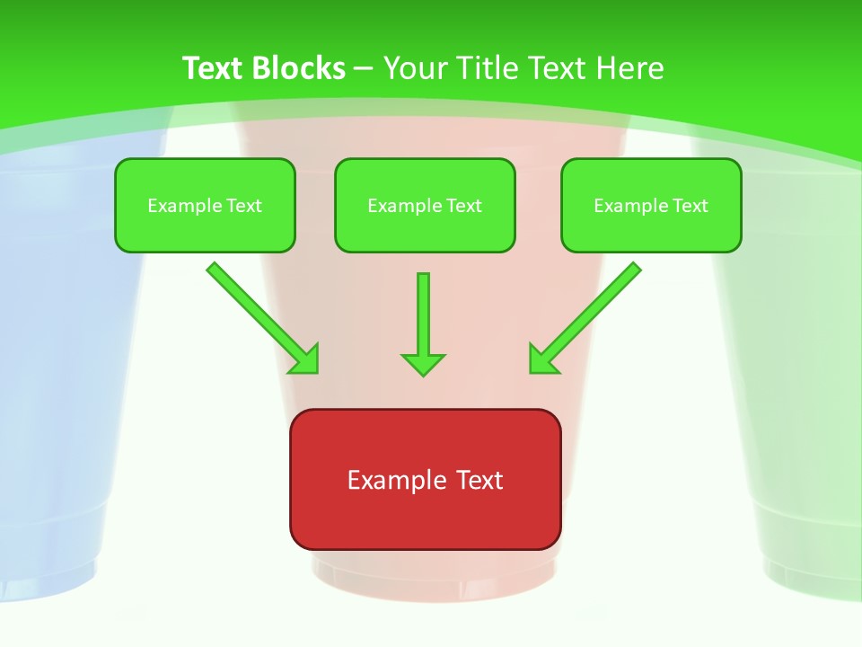 Plastic Cups PowerPoint Template
