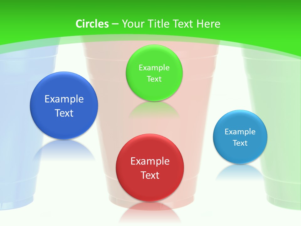 Plastic Cups PowerPoint Template