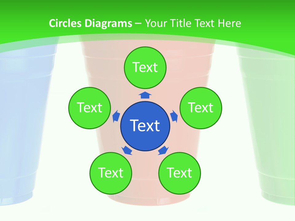 Plastic Cups PowerPoint Template