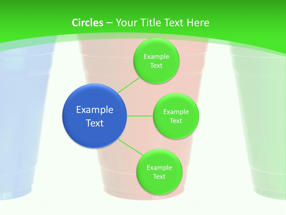 Plastic Cups PowerPoint Template