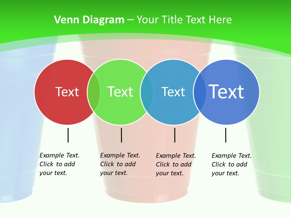 Plastic Cups PowerPoint Template