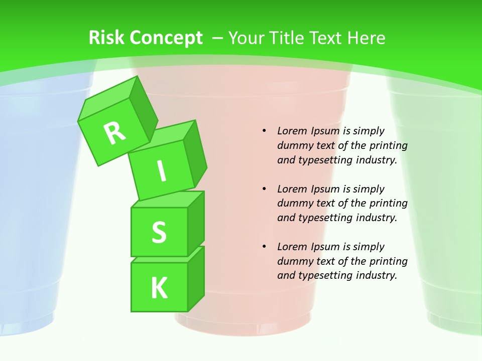 Plastic Cups PowerPoint Template