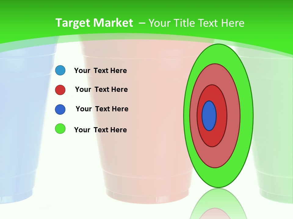Plastic Cups PowerPoint Template