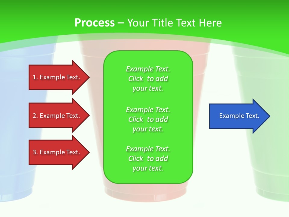 Plastic Cups PowerPoint Template