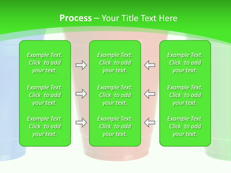 Plastic Cups PowerPoint Template