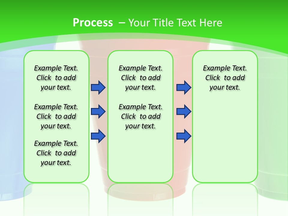 Plastic Cups PowerPoint Template