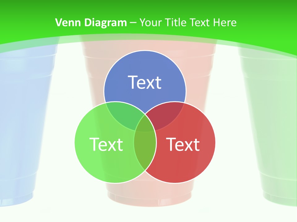 Plastic Cups PowerPoint Template
