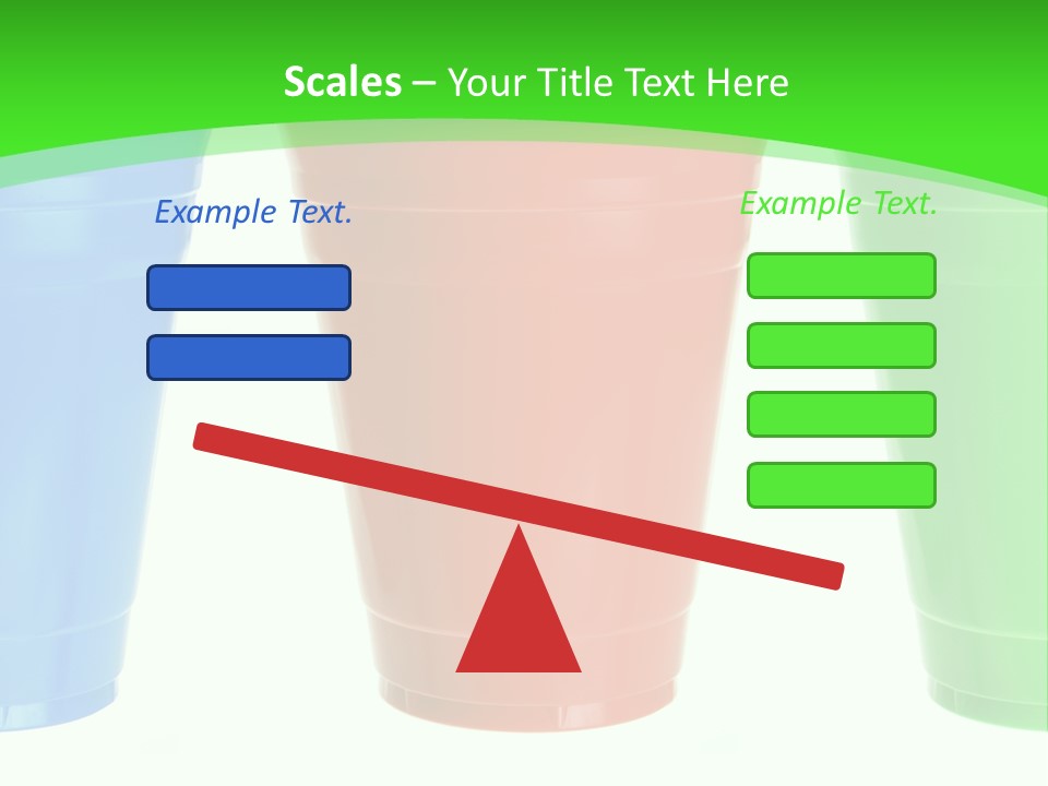 Plastic Cups PowerPoint Template