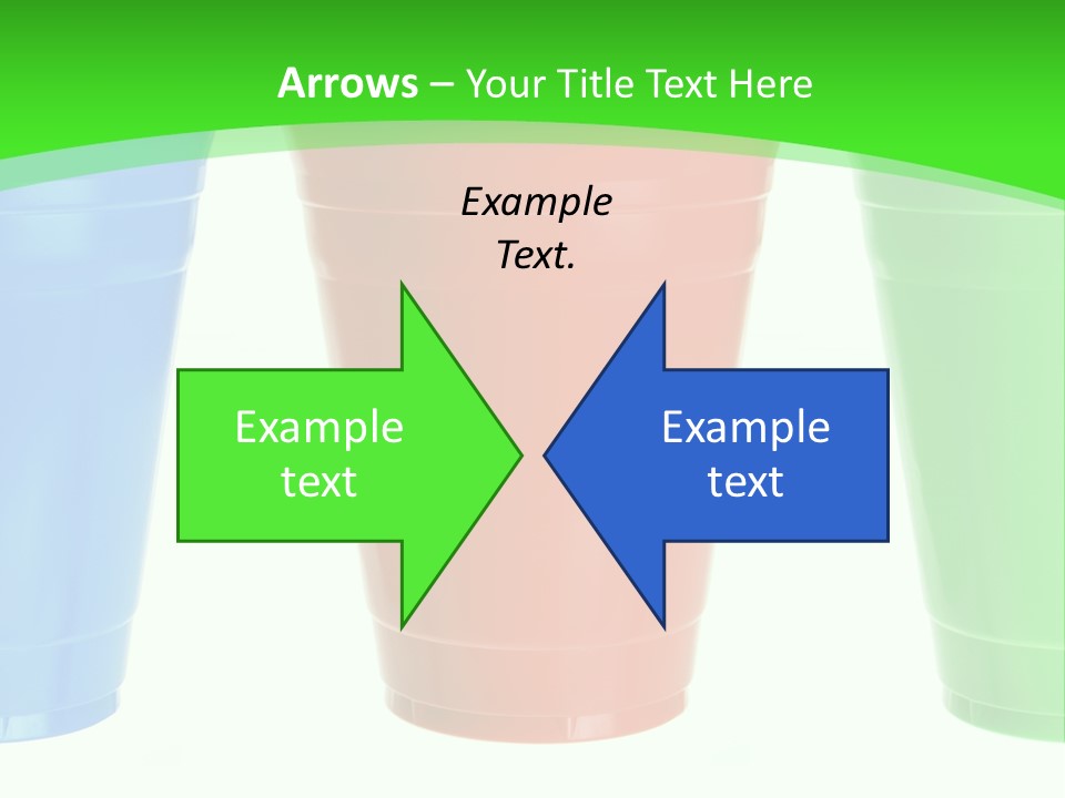 Plastic Cups PowerPoint Template