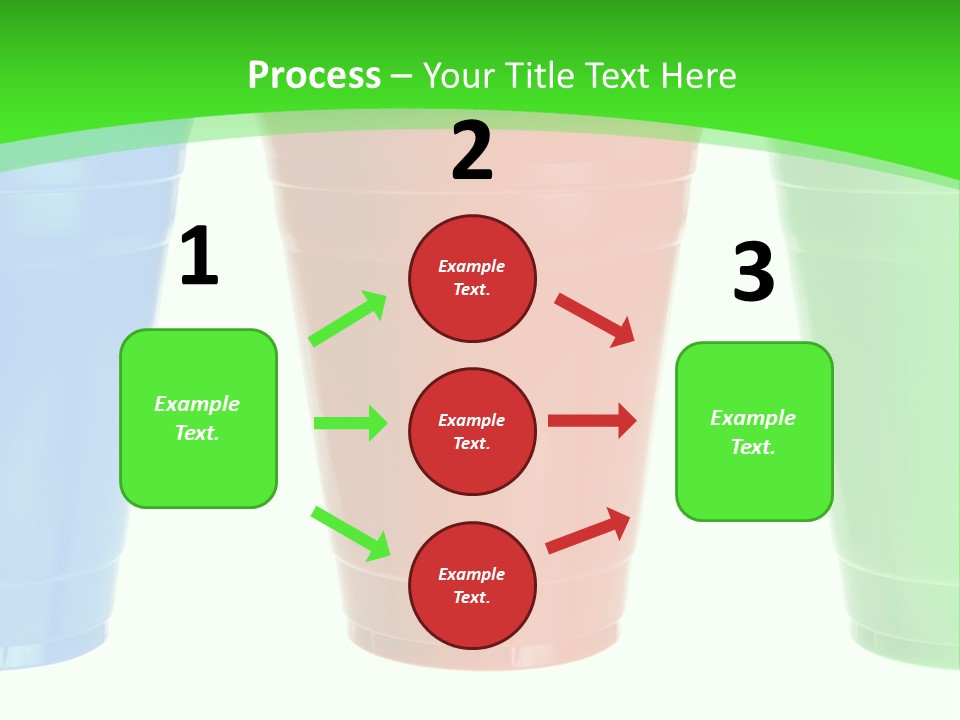 Plastic Cups PowerPoint Template