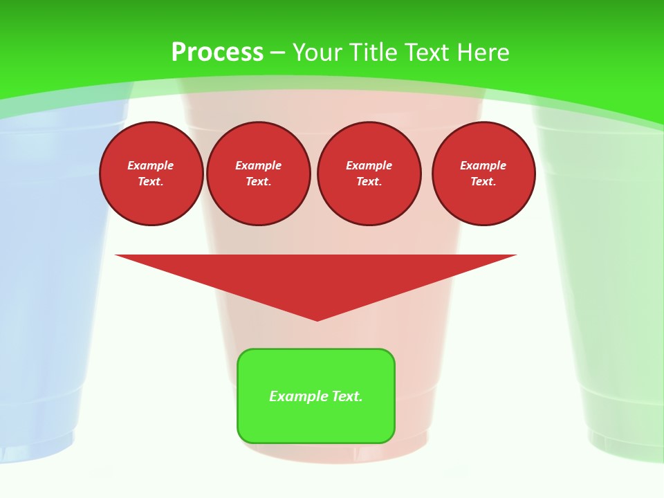 Plastic Cups PowerPoint Template