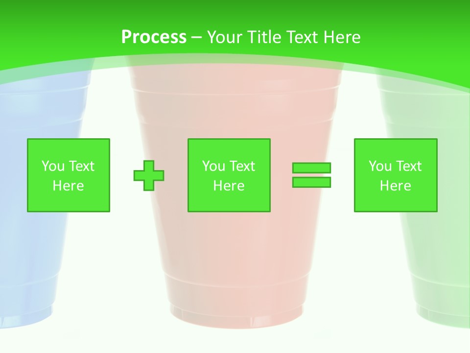 Plastic Cups PowerPoint Template