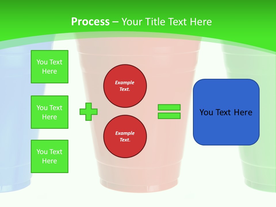 Plastic Cups PowerPoint Template