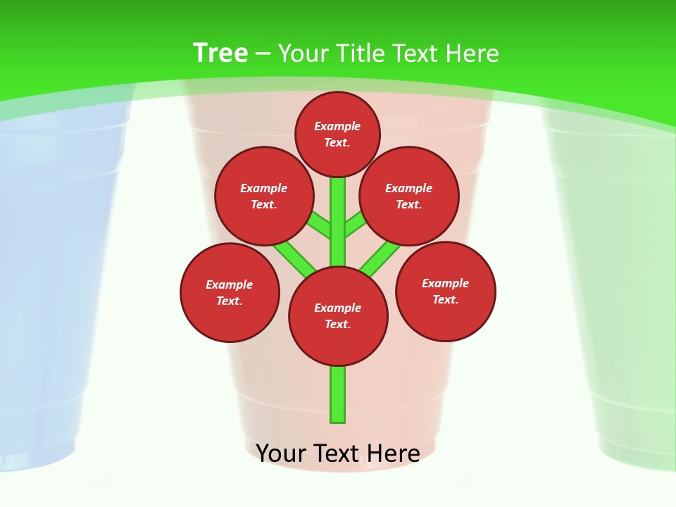 Plastic Cups PowerPoint Template
