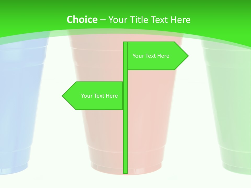 Plastic Cups PowerPoint Template
