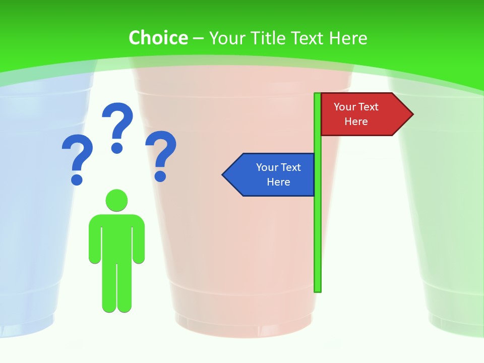 Plastic Cups PowerPoint Template