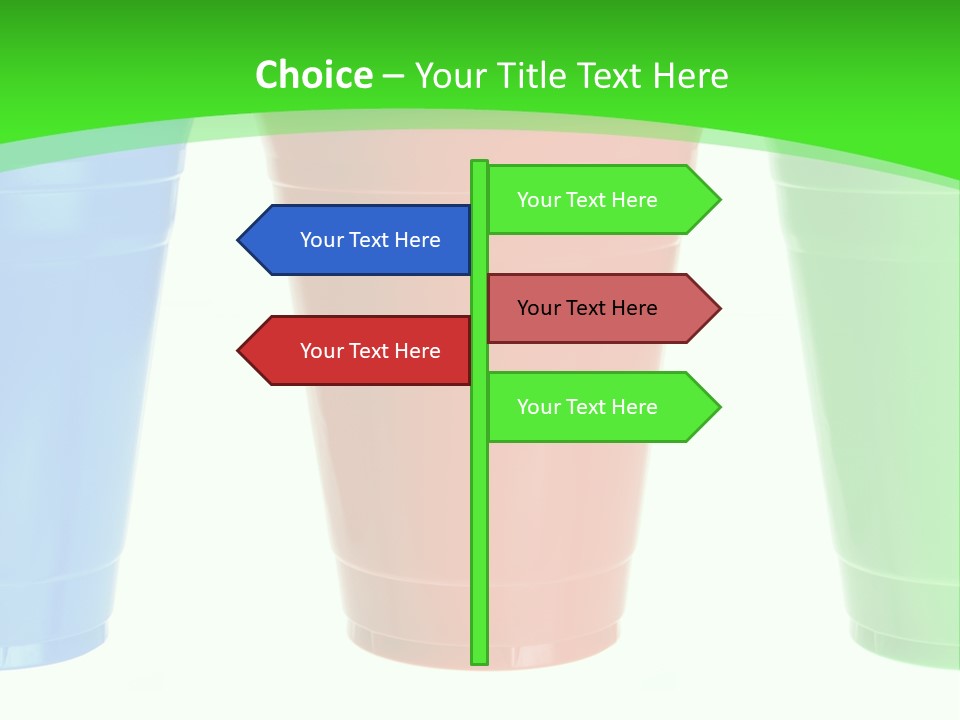 Plastic Cups PowerPoint Template