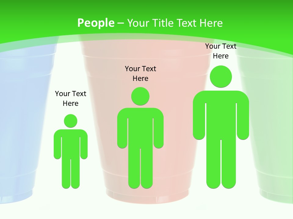 Plastic Cups PowerPoint Template