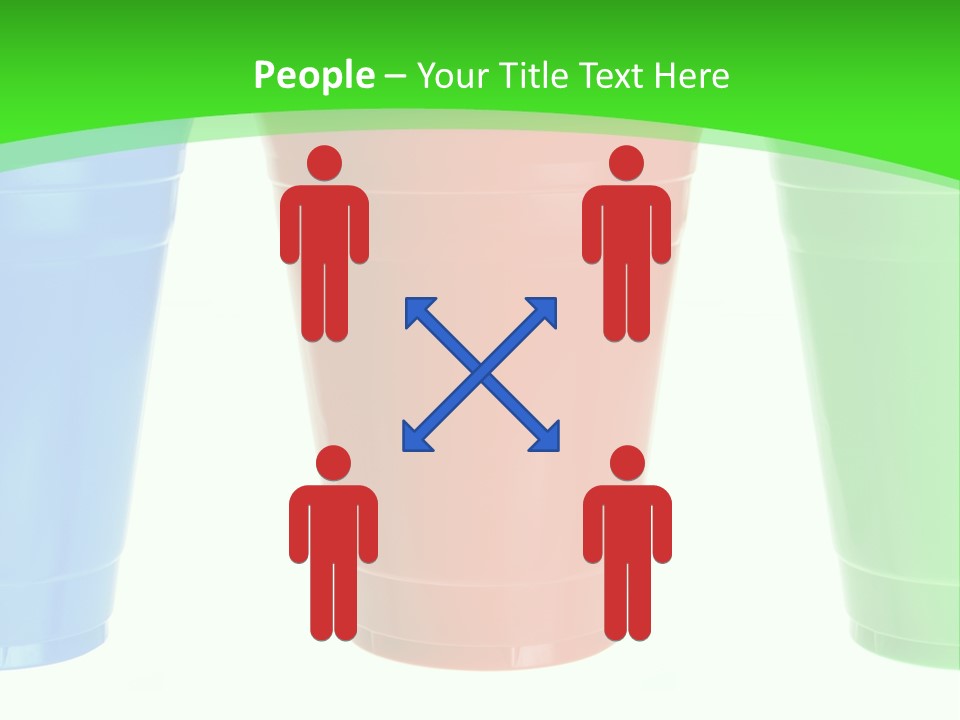 Plastic Cups PowerPoint Template