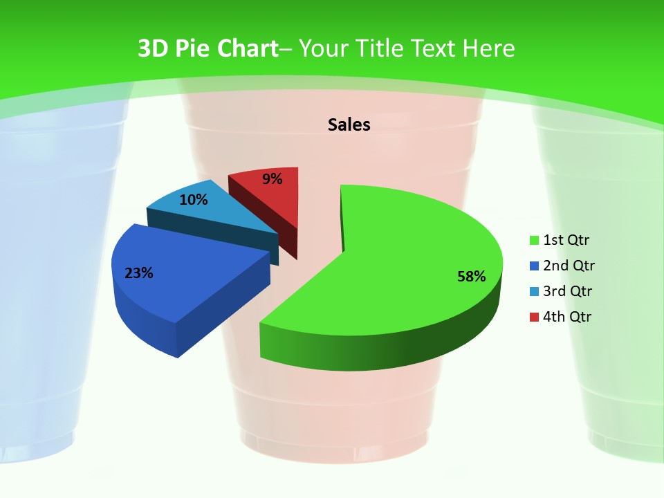 Plastic Cups PowerPoint Template