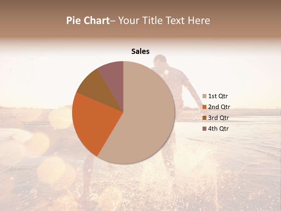 Run Across The Sea PowerPoint Template