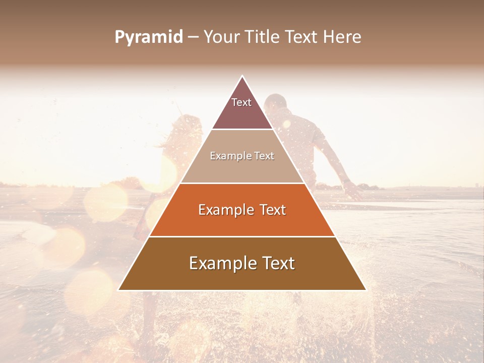 Run Across The Sea PowerPoint Template