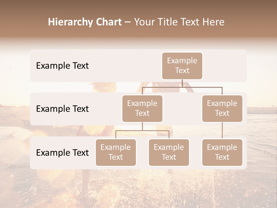 Run Across The Sea PowerPoint Template