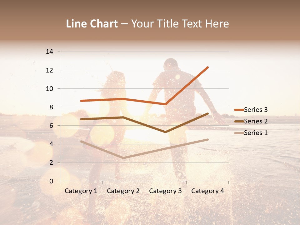 Run Across The Sea PowerPoint Template