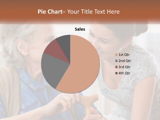 Grandmother With Daughter PowerPoint Template