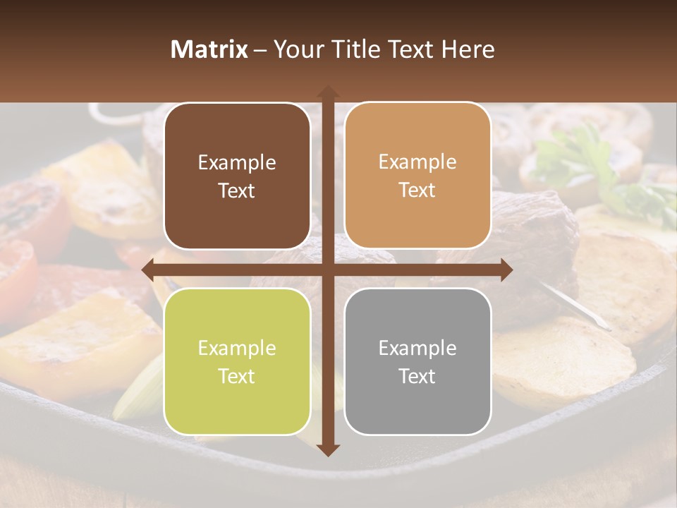 Skewers And Potatoes PowerPoint Template