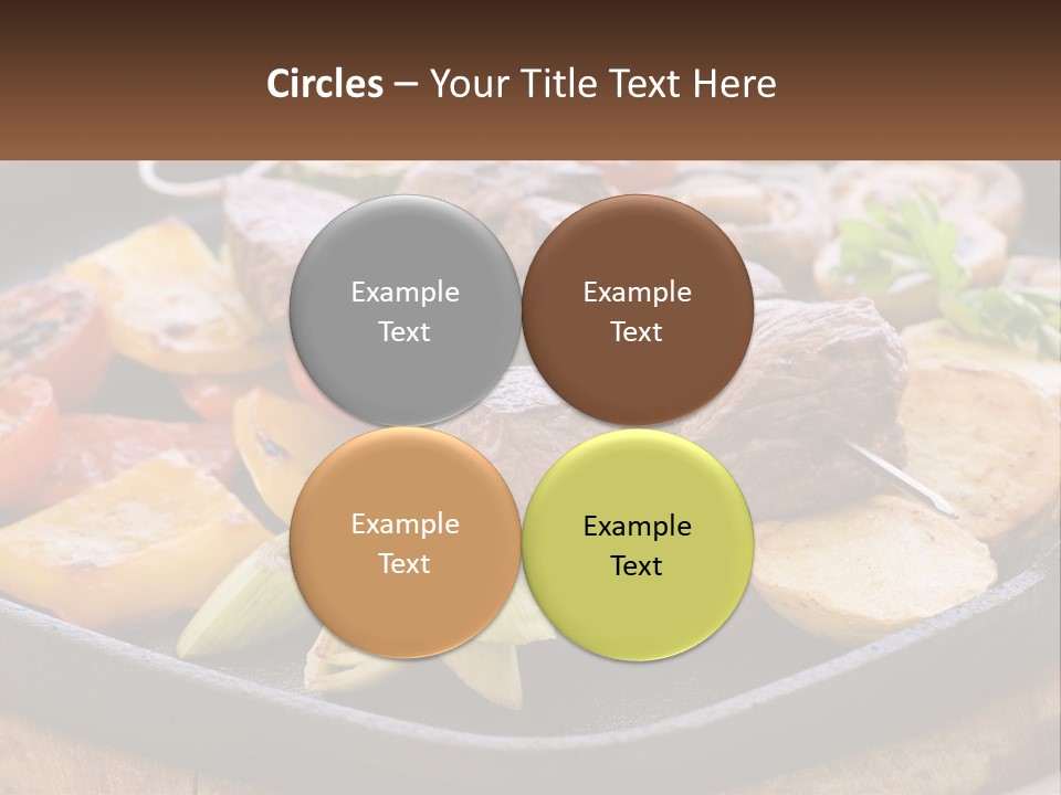 Skewers And Potatoes PowerPoint Template