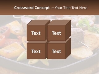 Skewers And Potatoes PowerPoint Template