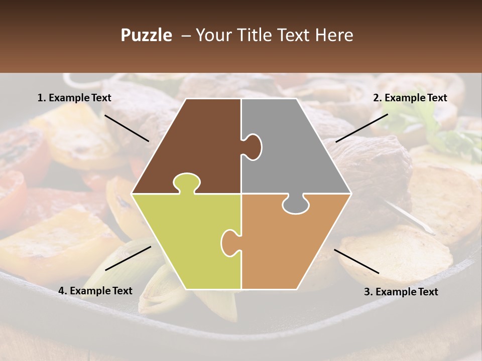 Skewers And Potatoes PowerPoint Template
